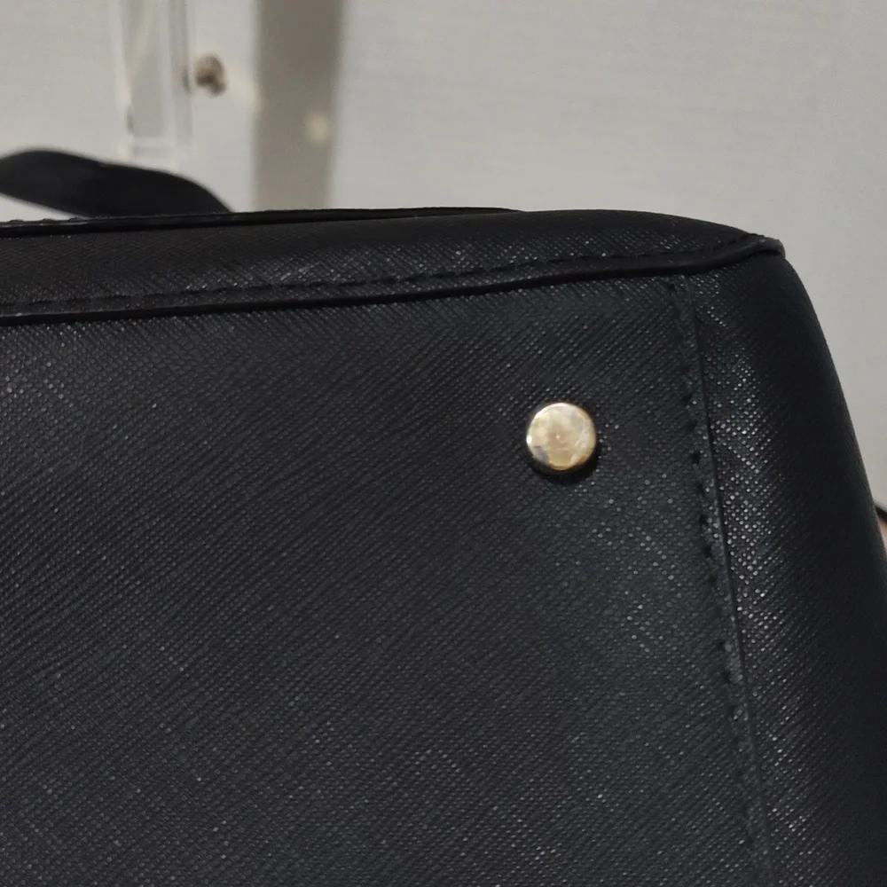Kate Spade Black Tote with Gold Accents - Picture 13 of 16